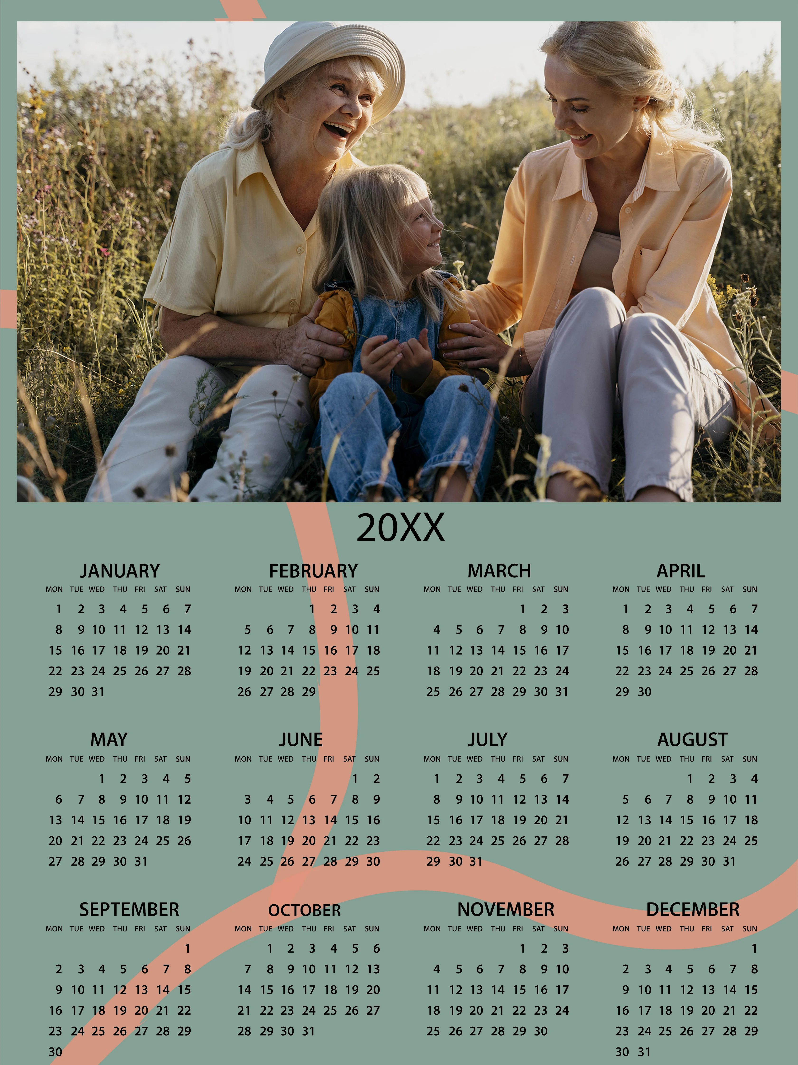 12x18" Sticky Calendar - Image 6