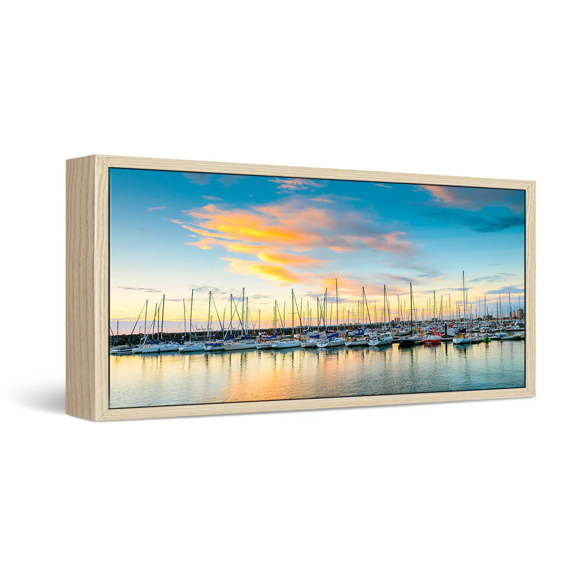 12x40" Framed Canvas Print - Image 3