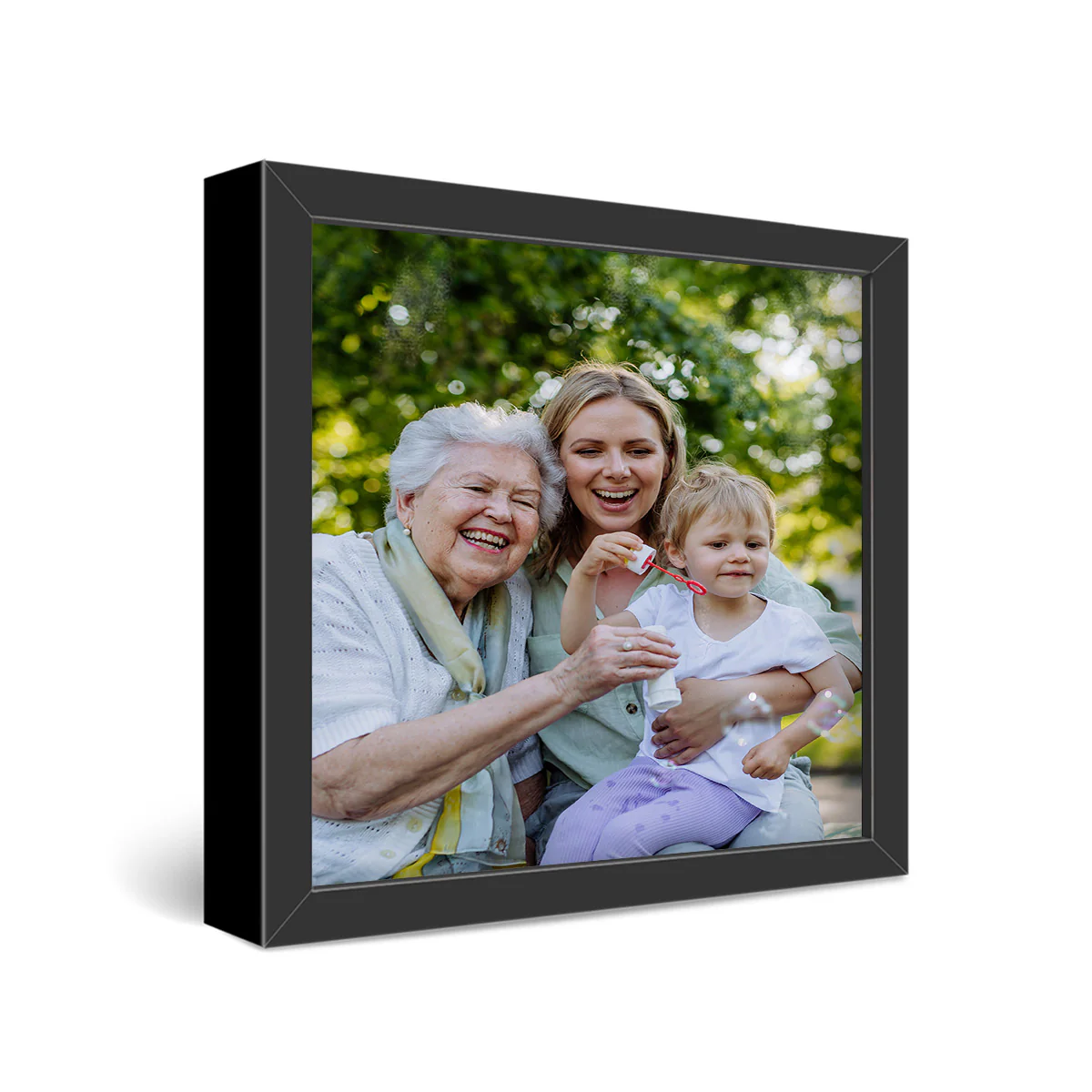 16x16" Framed Metal Print - Image 2