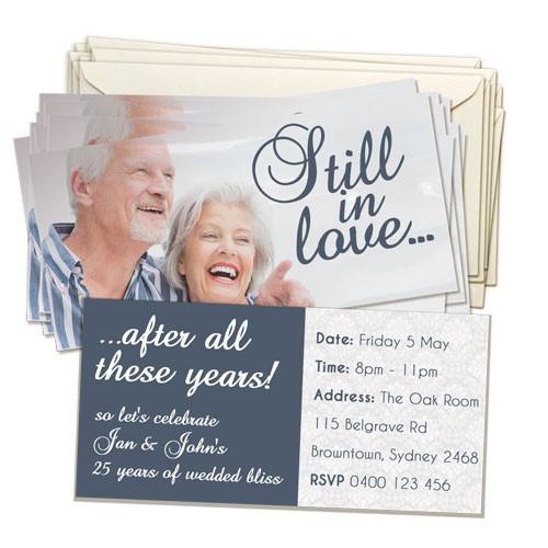4 x 8" Double Sided Invitation Card (20 pack) - Image 2