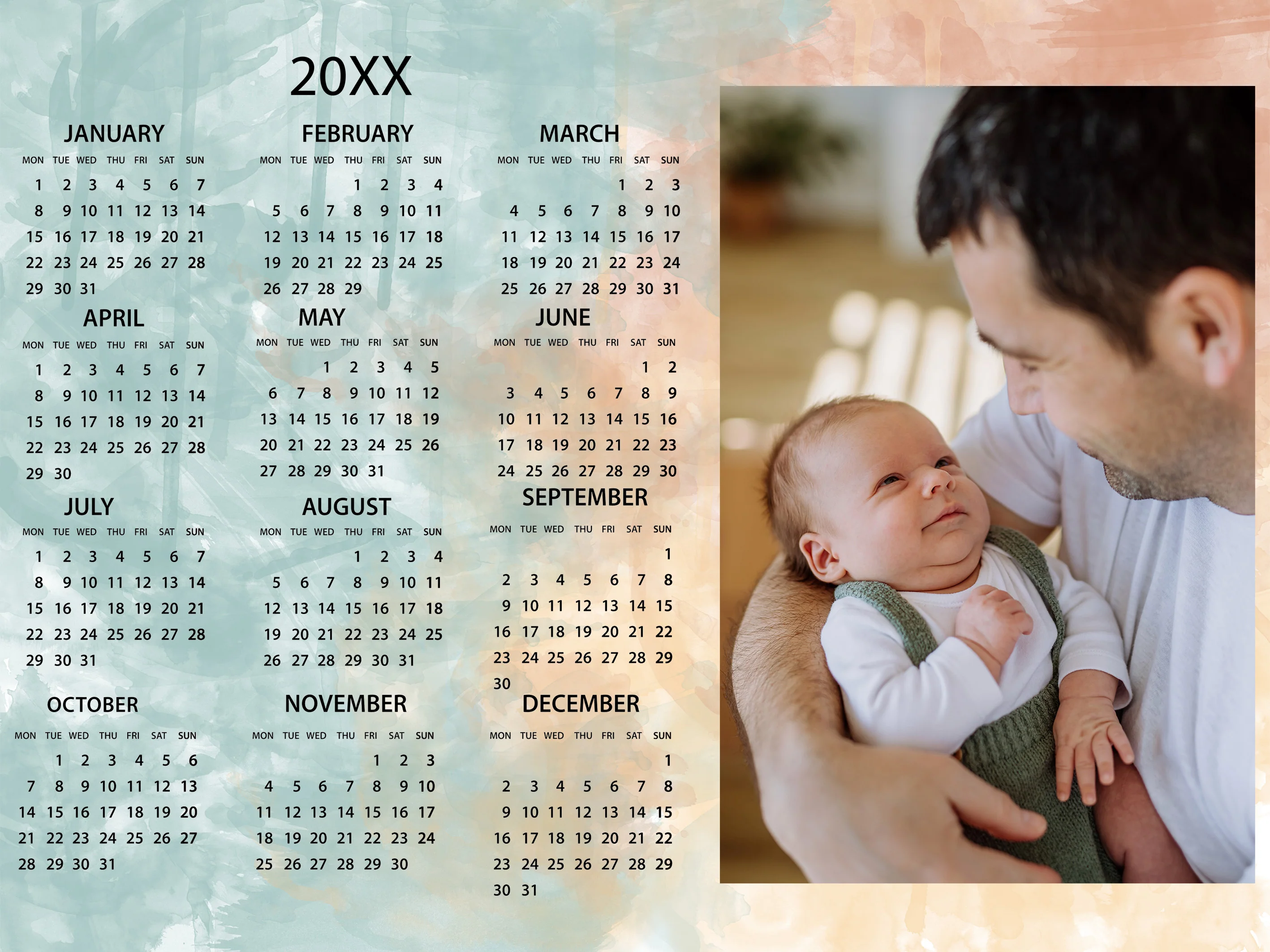 6x8" Sticky Calendar - Image 2