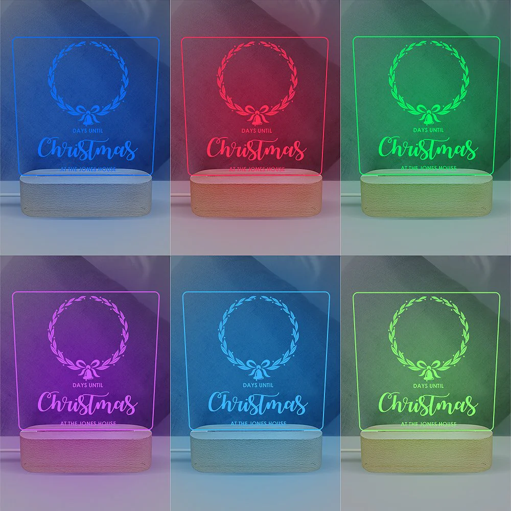 Days Until Christmas Night Light - Image 2