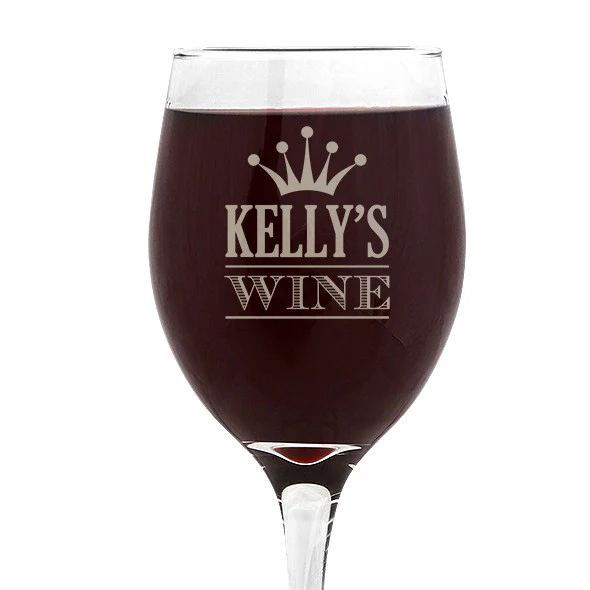 Crown Design Wine 410ml Glass - Image 3