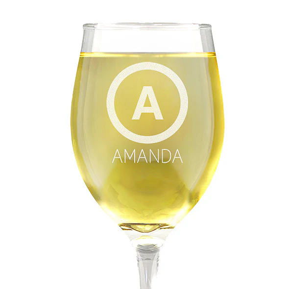 Initial Design Wine 410ml Glass - Image 2
