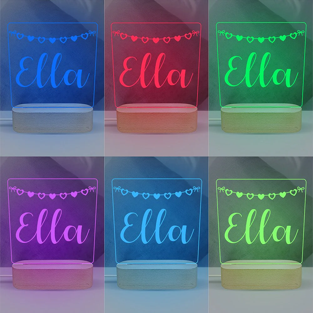 Hearts Night Light - Image 2