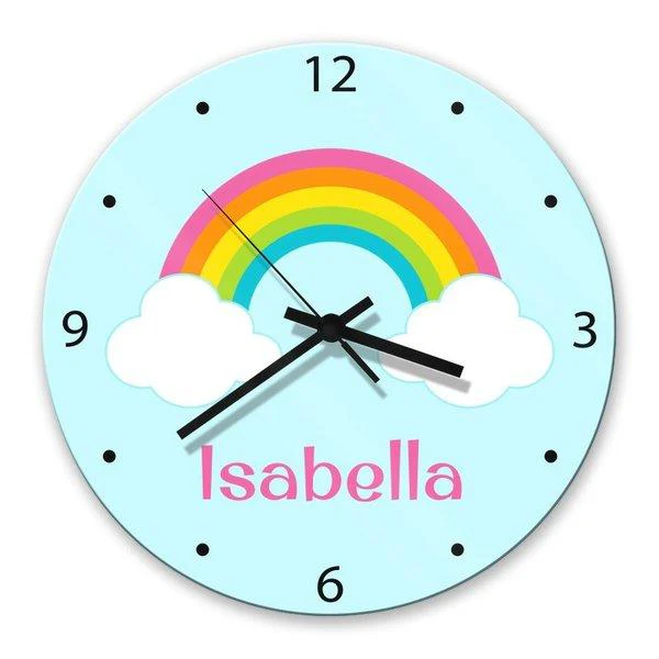 Rainbow Glass Clock - Image 2