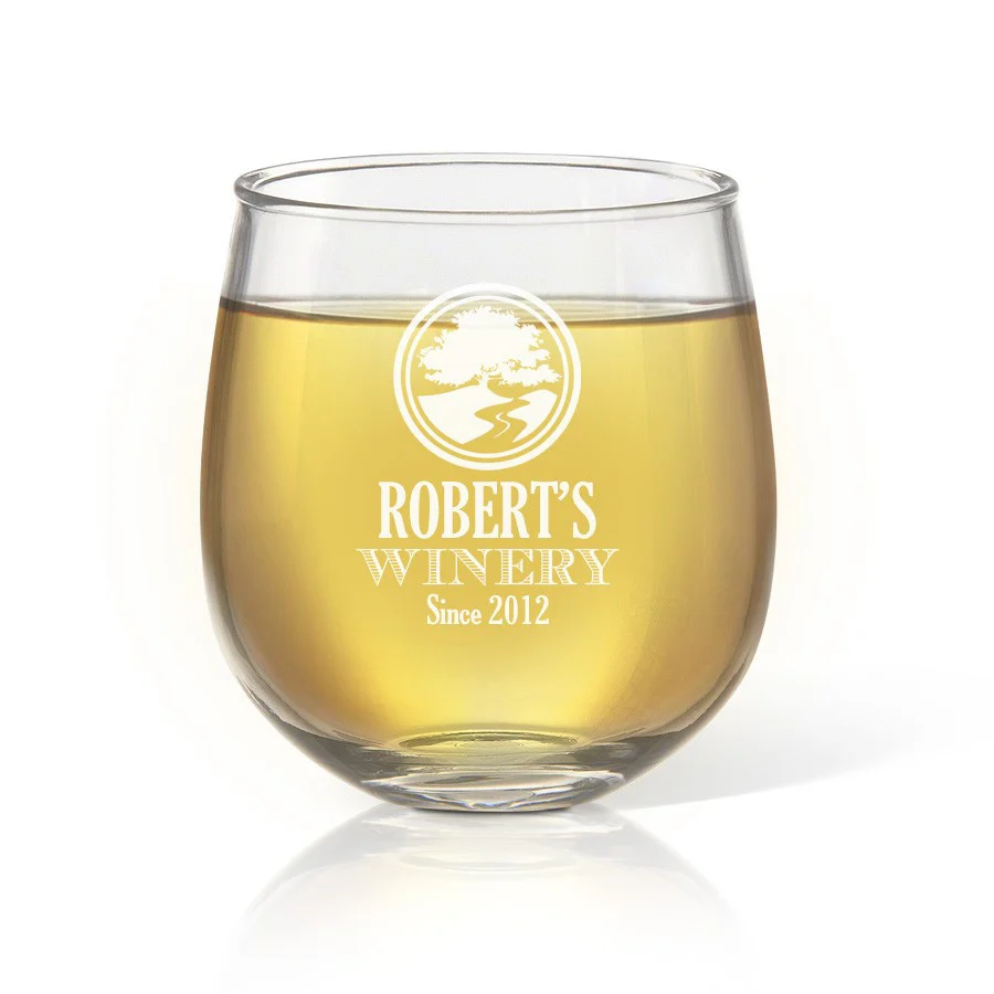 Winery Stemless Wine Glass - Image 2